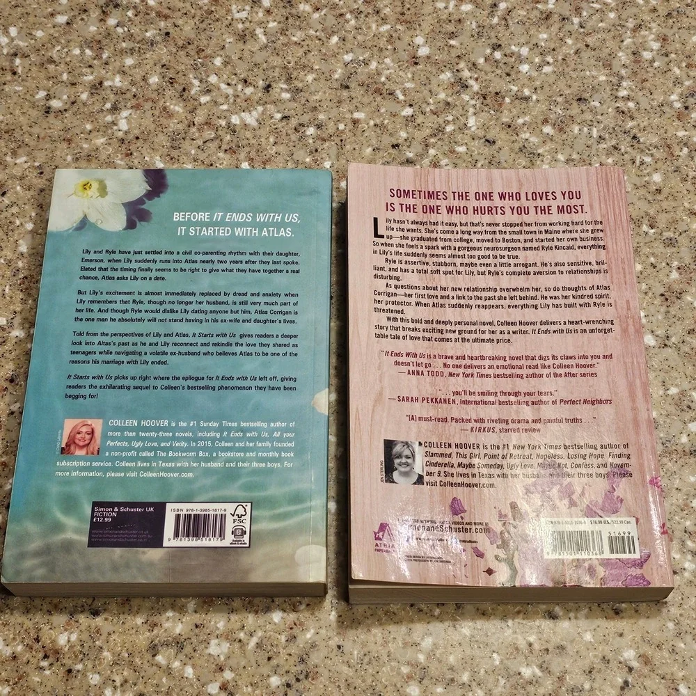 It Starts With Us & It Ends With Us‎ Colleen Hoover Books Set Novels